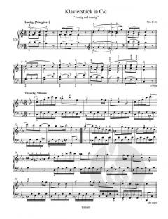 Leichte Klavierstücke und Tänze von Ludwig van Beethoven im Alle Noten Shop kaufen