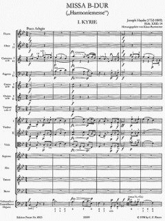 Missa B-Dur Hob. XXII: 14 von Joseph Haydn 