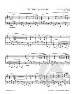 Trittico Fantasy Based on Melodies from Puccini's Operas von Yvar Mikhashoff 