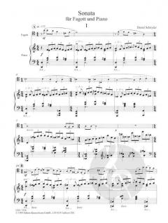 Sonate für Fagott und Klavier (2009) (Daniel Schnyder) 