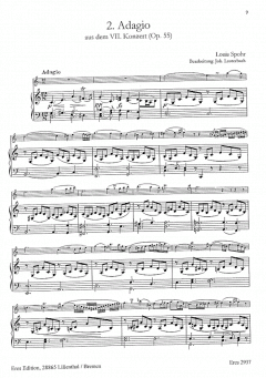 Drei Stücke (Violine & Klavier) von Louis Spohr im Alle Noten Shop kaufen