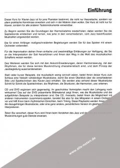 Anfängerkurs für Klavier-Jazz in 3D von Thomas Angermüller im Alle Noten Shop kaufen