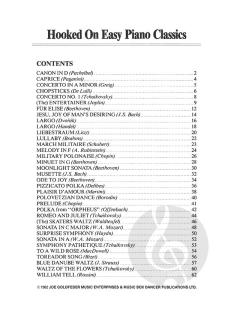 Hooked On Easy Piano Classics 