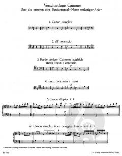 Vierzehn Kanons von Johann Sebastian Bach 