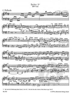 Die sechs Englischen Suiten BWV 806-811 von Johann Sebastian Bach 