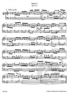 Französische Suiten BWV 812-817 von Johann Sebastian Bach 