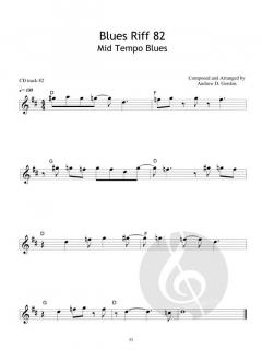 100 Ultimate Blues Riffs for Tenor Saxophone von Andrew D. Gordon 