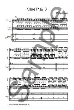 Knee Play 3 (Einstein On The Beach) (Philip Glass) 