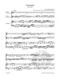 Konzert BWV 1043 von Johann Sebastian Bach 