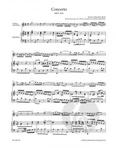 Konzert BWV 1041 von Johann Sebastian Bach für Violine, Streicher und Basso Continuo im Alle Noten Shop kaufen
