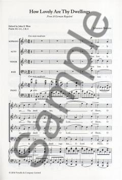How Lovely Are Thy Dwellings von Johannes Brahms 