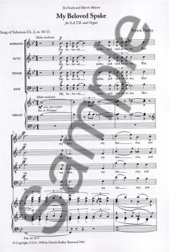 My Beloved Spake von Patrick Hadley 