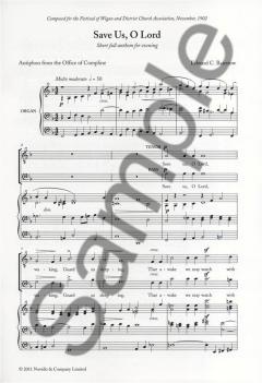 Save Us, O Lord von Edward C. Bairstow 