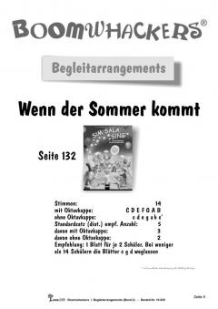 Boomwhackers - Begleitarrangements 2 