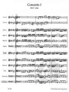 Brandenburgisches Konzert Nr. 1 BWV 1046 / 1046a (J.S. Bach) 