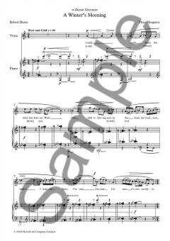 A Winter's Morning For Lyric Soprano And Piano von Thea Musgrave 