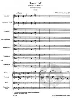 Klavierkonzert Nr. 7 F-Dur KV 242 von Wolfgang Amadeus Mozart 