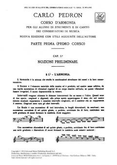 Corso D Armonia Per Gli Alunni Di Strumenti von Carlo Pedron 