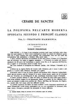 Polifonia Nell'arte Moderna Vol. 1 von Cesare de Sanctis 