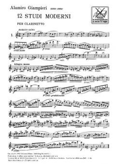 12 Studi Moderni per Cl. von Alamiro Giampieri 