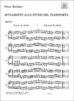 Avviamento Allo Studio Del Pianoforte. Parte III 