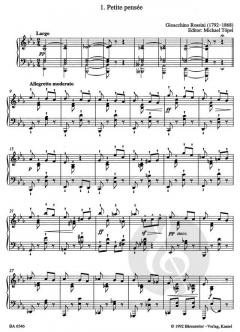 5 Stücke aus Peches de vieillesse von Gioachino Rossini 