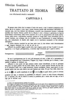Trattato Di Teoria von Armando Gentilucci 