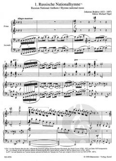 Souvenir de la Russie von Johannes Brahms 