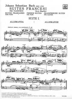 6 Suites Francesi BWV 812-817 von Johann Sebastian Bach 