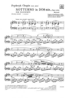 Notturni Op. Post. 72 No. 2 in Do Diesis Min. von Frédéric Chopin 