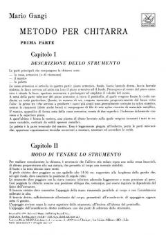 Metodo Per Chitarra. Per I Conservatori E I Licei von Mario Gangi 