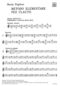 Metodo Elementare per Flauto von N. Pugliese 