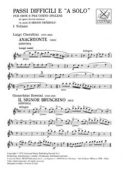 Passi Difficili e 'A Solo' da Opere Liriche Italia von Sergio Crozzoli 