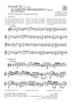 24 Lezioni Progressive op. 31 von Fernando Sor 