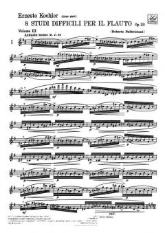 Studi op. 33. Vol. 3 von E. Kohler 