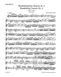 Brandenburgisches Konzert Nr. 4 BWV 1049 (J.S. Bach) 