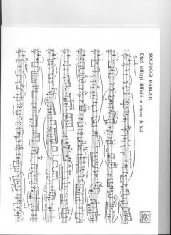 Solfeggi Parlati E Cantati Manoscritti von B. Bettinelli 