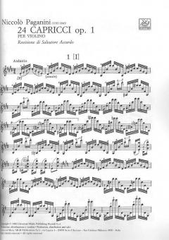 24 Capricci, op. 1 von Niccolò Paganini 