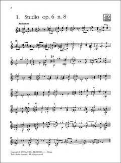 20 Studi per Chitarre von Fernando Sor 