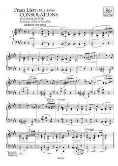 6 Consolations von Franz Liszt 