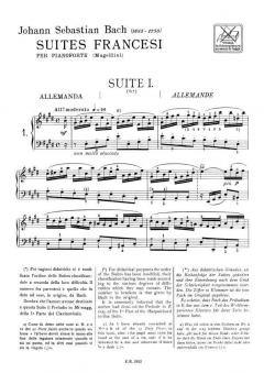 Französische Suiten von Johann Sebastian Bach 