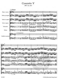 Brandenburgisches Konzert Nr. 5 und Konzert Nr. 5 (J.S. Bach) 