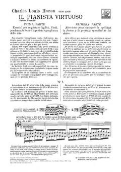 Pianista Virtuoso 60 Esercizi Revisione Di Ettore von Charles-Louis Hanon 