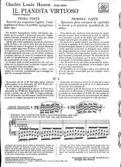 Pianista Virtuoso 60 Esercizi Revisione Di Ettore von Charles-Louis Hanon 