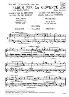 Album Per La Gioventu op. 68 von Robert Schumann 