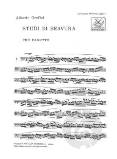 Studi di bravura per fagotto im Alle Noten Shop kaufen