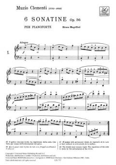 6 Sonatine op. 36 von Muzio Clementi 