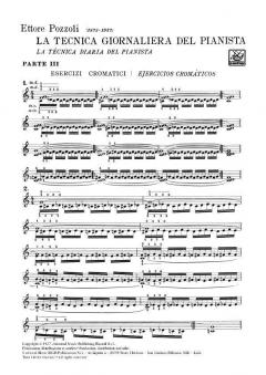 Tecnica Giornaliera Del Pianista Parte III von Ettore Pozzoli 