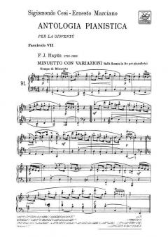 Antologia Pianistica Per La Gioventu' Fasc. 7 