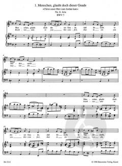 Das Arienbuch für Alt (deutsch) von Johann Sebastian Bach 